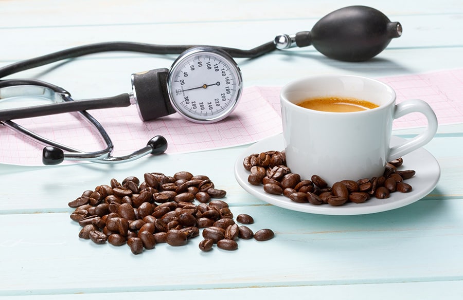 Kawa i sprzęt do pomiaru ciśnienia tętniczego